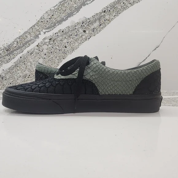 Vans x Harry Potter Slytherin Black & Green Snake Low-Top Sneakers 8.5 W / 7.5 M - Picture 6 of 10